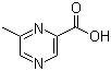 structure of CAS# 5521-61-9, 6-Methyl-2-pyrazinecarboxylic acid
