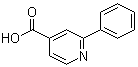 CAS # 55240-51-2, 2-Phenylpyridine-4-carboxylic acid, 2-Phenylisonicotinic acid