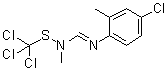 CAS 登录号：55311-57-4, N'-(4-氯-2-甲基苯基)-N-甲基-N-[(三氯甲基)硫基]甲脒