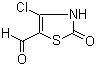 structure of CAS# 55359-96-1, 4-氯-2,3-二氢-2-氧代-5-噻唑甲醛