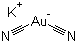 CAS # 554-07-4, Potassium dicyanoaurate(I), Gold(I) potassium cyanide