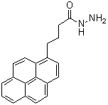 structure of CAS# 55486-13-0, 1-Pyrenebutanoic acid hydrazide