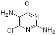 structure of CAS# 55583-59-0, 2,5-Diamino-4,6-dichloropyrimidine