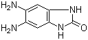 5,6-Diamino-1,3-dihydro-2H-benzoimidazol-2-one molecular structure (CAS 55621-49-3)