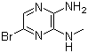 structure of CAS# 55635-63-7, 2-氨基-5-溴-3-(甲氨基)吡嗪