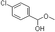 structure of CAS# 55685-75-1, 4-氯-alpha-甲氧基苯甲醇