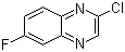 structure of CAS# 55687-33-7, 2-Chloro-6-fluoroquinoxaline