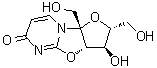 CAS # 55697-38-6, (2R,3R,3aS,9aR)-2,3,3a,9a-Tetrahydro-3-hydroxy-2,9a-bis(hydroxymethyl)-6H-furo[2',3':4,5]oxazolo[3,2-a]pyrimidin-6-one