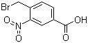 4-Bromomethyl-3-nitrobenzoic acid molecular structure (CAS 55715-03-2)