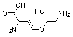 (S)-trans-2-Amino-4-(2-aminoethoxy)-3-butenoic acid hydrochloride molecular structure (CAS 55720-26-8)