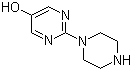 structure of CAS# 55745-85-2, 2-(1-Piperazinyl)-5-pyrimidinol