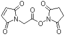 structure of CAS# 55750-61-3, N-Succinimidyl maleimidoacetate