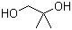 structure of CAS# 558-43-0, 2-Methyl-1,2-propanediol