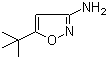 CAS # 55809-36-4, 3-Amino-5-tert-butylisoxazole, 5-(1,1-Dimethylethyl)-3-isoxazolamine