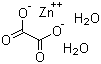 structure of CAS# 55906-21-3, 草酸锌二水合物