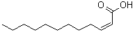 structure of CAS# 55928-65-9, 顺式-2-十二碳烯酸