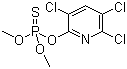 structure of CAS# 5598-13-0, Chlorpyrifos-methyl