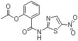 structure of CAS# 55981-09-4, 硝唑尼特