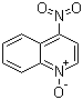 CAS # 56-57-5, 4-Nitroquinoline N-oxide, Nitrochin, 4-Nitroquinoline 1-oxide, 4-Nitroquinoline oxide