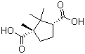 structure of CAS# 560-09-8, (-)-樟脑酸