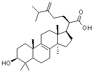 CAS 登录号：560-66-7, 3beta-羟基-24-亚甲基-8-羊毛甾烯-21-酸