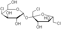 structure of CAS# 56038-13-2, 三氯蔗糖