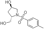 structure of CAS# 5605-46-9, (2S,4R)-4-Hydroxy-1-[(4-methylphenyl)sulfonyl]pyrrolidine-2-methanol