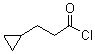 Cyclopropanepropanoyl chloride molecular structure (CAS 56105-20-5)