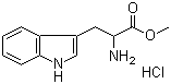 structure of CAS# 5619-09-0, DL-Tryptophan methyl ester hydrochloride