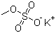 硫酸甲酯钾分子结构 (CAS 562-54-9)