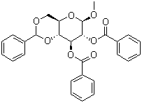 CAS # 56253-32-8, Methyl 2,3-Dibenzoyl-4,6-O-benzylidene-beta-D-galactopyranoside