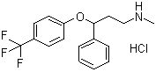 CAS # 56296-78-7 (59333-67-4), Fluoxetine hydrochloride, Methyl[3-phenyl-3-[4-(trifluoromethyl)phenoxy]propyl]amine hydrochloride, N-Methyl-gama-[4-(trifluoromethyl)