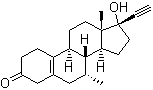 CAS # 5630-53-5, Tibolone, 17-Hydroxy-7alpha-methyl-19-norpregn-5(10)-en-20-yn-3-one
