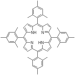 structure of CAS# 56396-12-4, 5,10,15,20-Tetrakis(2,4,6-trimethylphenyl)-21H,23H-porphine