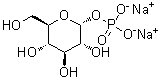 structure of CAS# 56401-20-8, alpha-D-葡萄糖 1-磷酸酯二钠盐