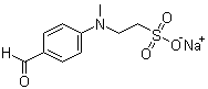 structure of CAS# 56405-41-5, 4-(N-甲基-N-磺基乙基)氨基苯甲醛钠盐