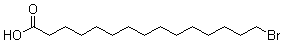 structure of CAS# 56523-59-2, 15-溴十五烷酸