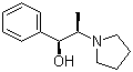 structure of CAS# 56571-91-6, (1R,2S)-1-苯基-2-(1-吡咯烷基)-1-丙醇