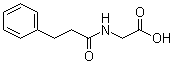 structure of CAS# 56613-60-6, N-(3-苯基丙酰基)甘氨酸