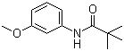 structure of CAS# 56619-93-3, N-(3-甲氧基苯基)-2,2-二甲基丙酰胺