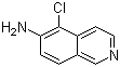 structure of CAS# 566943-99-5, 5-Chloroisoquinolin-6-amine