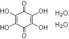 structure of CAS# 5676-48-2, 2,3,5,6-四羟基-2,5-环己二烯-1,4-二酮二水合物