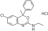structure of CAS# 56776-32-0, Etifoxine hydrochloride