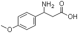 CAS # 5678-45-5, 3-Amino-3-(4-methoxyphenyl)propionic acid