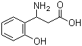 structure of CAS# 5678-46-6, 3-Amino-3-(2-hydroxyphenyl)propionic acid