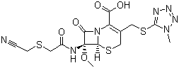 structure of CAS# 56796-20-4, Cefmetazole