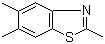 structure of CAS# 5683-41-0, 2,5,6-三甲基苯并噻唑