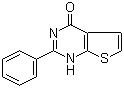 structure of CAS# 56843-76-6, 2-苯基噻吩并[2,3-d]嘧啶-4(1H)-酮