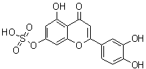 CAS 登录号：56857-57-9, 木犀草素 7-硫酸酯