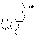 CAS # 569351-62-8, 1'-Oxo-spiro[cyclohexane-1,3'(1'H)-furo[3,4-c]pyridine]-4-carboxylic acid